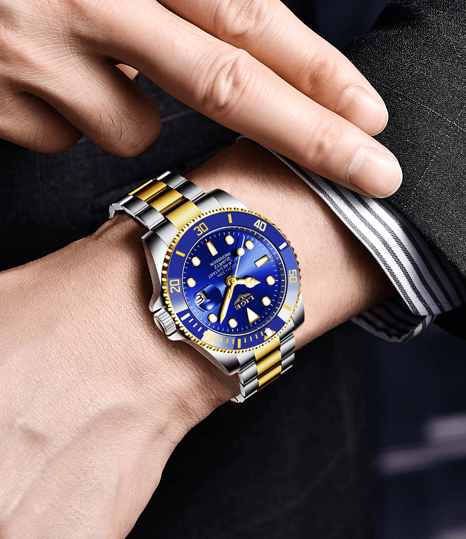 Relógio Alta Classe Masculino Aço – Elegância e Precisão no Seu Pulso