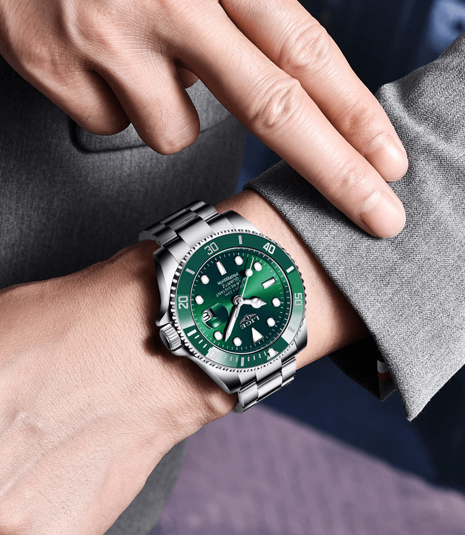 Relógio Alta Classe Masculino Aço – Elegância e Precisão no Seu Pulso